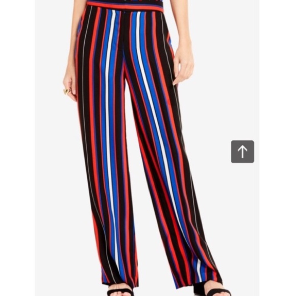 Stripped Wide Leg Pants